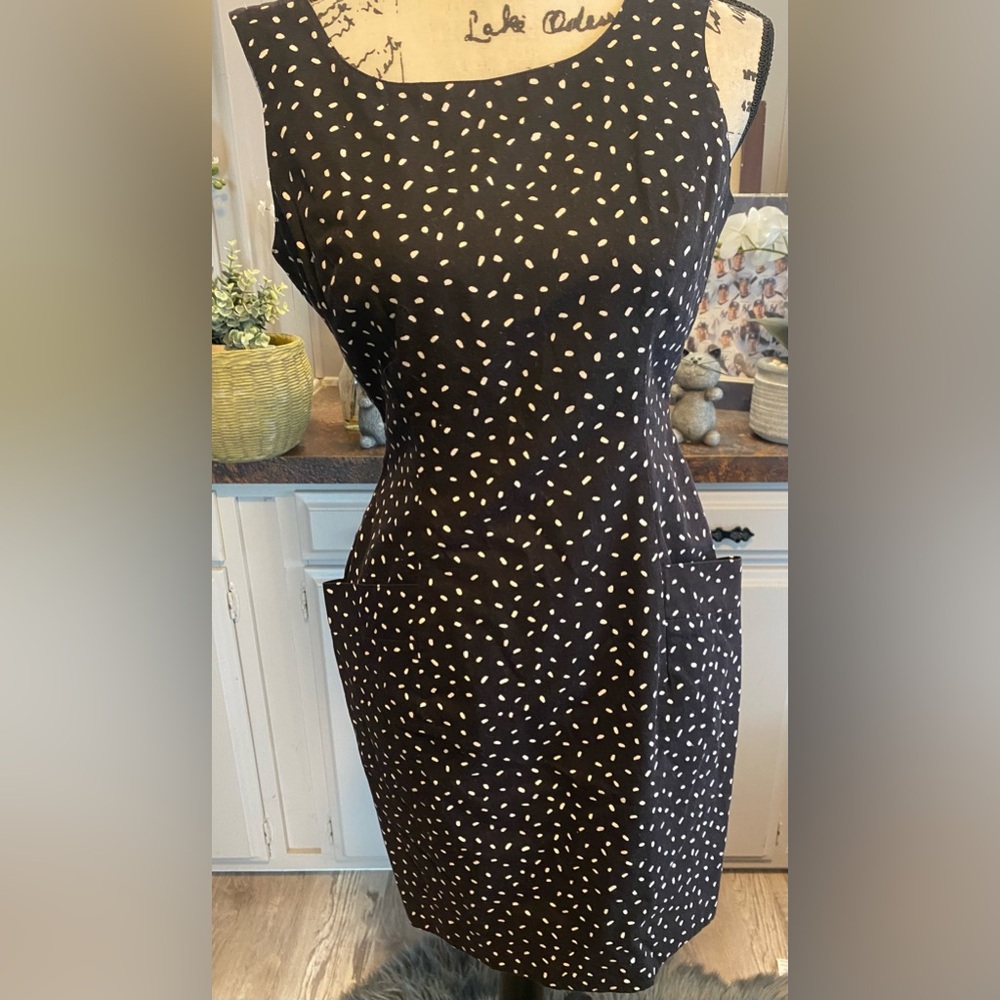 Geary Roark Kamisato Black and White Polka Dot Vintage 1950’s Backless Dress - Picture 2 of 16